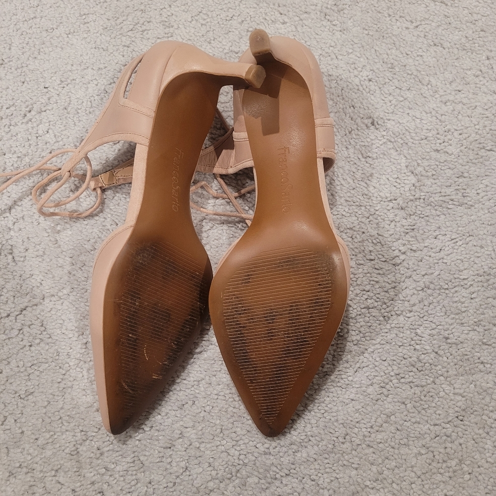 Light Pink Franco Sarto String Pumps - Picture 5 of 5